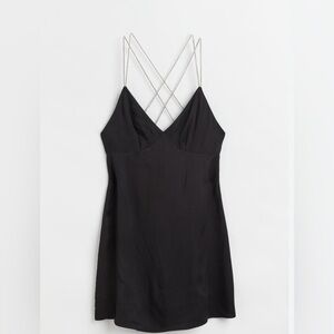 H&M black mini dress